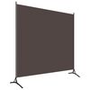 vidaXL barna 1 paneles sz&ouml;vet parav&aacute;n 175 x 180 cm