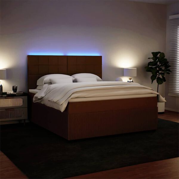 vidaXL r&oacute;zsasz&iacute;n b&aacute;rsony rug&oacute;s &aacute;gy matraccal 180x200 cm