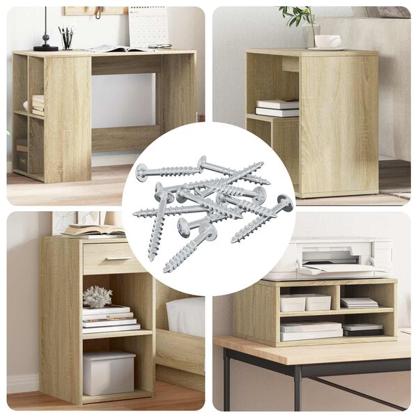 vidaXL Csavar 7792 pcs Ez&uuml;st 9,8 x 35 mm Vas