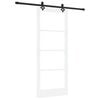 vidaXL Cs&uacute;sz&oacute; ajt&oacute; ORKDAL Feh&eacute;r &eacute;s fekete 83 x 202 cm