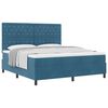 vidaXL Boxrug&oacute;s &aacute;gy matracmal S&ouml;t&eacute;t k&eacute;k 180 x 200 cm B&aacute;rsony