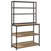 vidaXL Konyhai polc 5 szintes 100 x 40 x 168 cm Szerelt Fa
