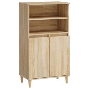 vidaXL sonoma t&ouml;lgysz&iacute;nű szerelt fa magasszekr&eacute;ny 60 x 36 x 110 cm