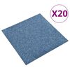 vidaXL Szőnyeg 20 pcs K&eacute;k 50 x 50 cm 100% Polipropil&eacute;n