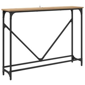 vidaXL Konzolasztal Artisan t&ouml;lgy 102 x 23 x 75 cm Szerelt Fa