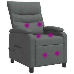 vidaXL Massz&aacute;zs Fotel S&ouml;t&eacute;tsz&uuml;rke Sz&ouml;vet