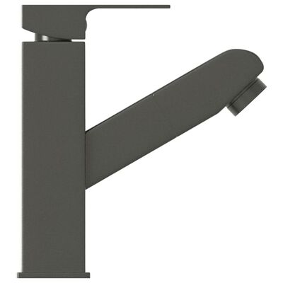 vidaXL szürke kihúzható fürdőszobai mosdócsaptelep 157 x 172 mm