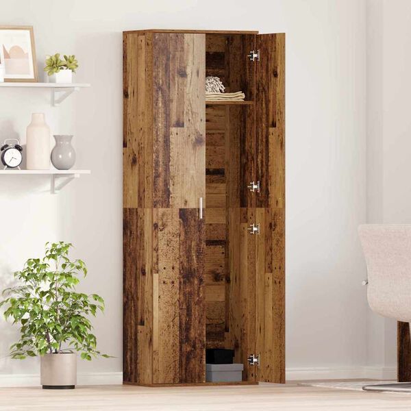 vidaXL Highboard &Ouml;reg fa 60 x 35 x 180 cm Faanyag