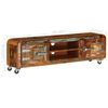 vidaXL tömör újrahasznosított fa TV-szekrény 120 x 30 x 36 cm