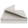 vidaXL Ponyva f&eacute;mf&uuml;lekkel Feh&eacute;r 2 x 3 m 90 gsm PE