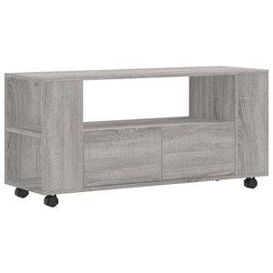 vidaXL sz&uuml;rke sonoma sz&iacute;nű szerelt fa TV-szekr&eacute;ny 102x34,5x43 cm