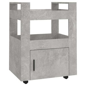 vidaXL betonsz&uuml;rke szerelt fa zs&uacute;rkocsi 60 x 45 x 80 cm