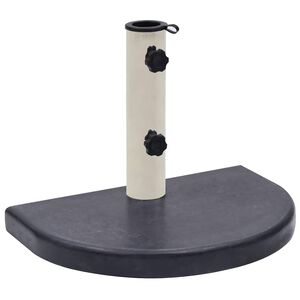vidaXL fekete gr&aacute;nit napernyőtalp 40 x 28 x 4 cm