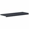 vidaXL Ablakp&aacute;rk&aacute;ny Antracit fa erezettel 80 x 30 x 4,5 cm PVC