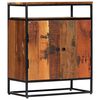 vidaXL t&ouml;m&ouml;r &uacute;jrahasznos&iacute;tott fa &eacute;s ac&eacute;l kisszekr&eacute;ny 60 x 35 x 76 cm