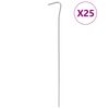 vidaXL 25 db horganyzott ac&eacute;l s&aacute;torc&ouml;vek 23 cm &Oslash;3 mm