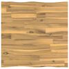 vidaXL T&eacute;glalap Asztallap 40 x 40 x 3,5 cm N&eacute;gyzet T&ouml;m&ouml;r Ak&aacute;cfa Feh&eacute;r