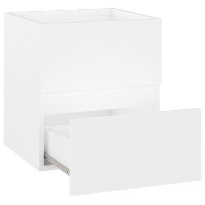 vidaXL fehér forgácslap mosdószekrény 41 x 38,5 x 45 cm