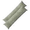 vidaXL P&aacute;rna huzat 2 db HEERLEN Z&ouml;ld 40 x 145 cm Chenille Sz&ouml;vet