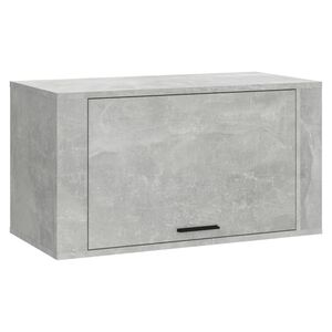 vidaXL betonsz&uuml;rke szerelt fa fali cipőszekr&eacute;ny 70 x 35 x 38 cm