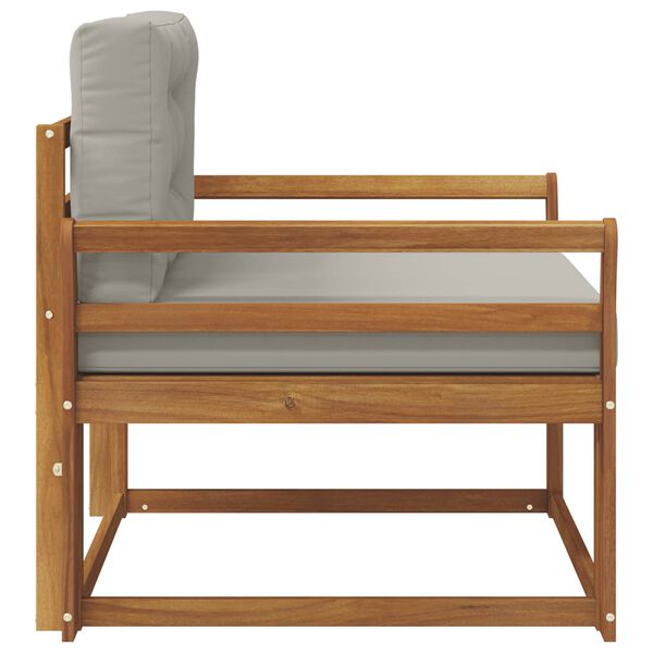 vidaXL K&uuml;lt&eacute;ri k&ouml;z&eacute;pső kanap&eacute; T&ouml;m&ouml;r Ak&aacute;cfa Term&eacute;szetes