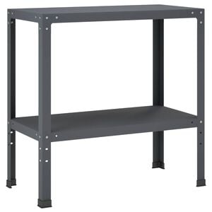 vidaXL &Uuml;ltetőasztal 100 x 40 x 80 cm Porsz&oacute;rt ac&eacute;l Antracitsz&uuml;rke