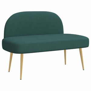 vidaXL K&aacute;rpitozott pad h&aacute;tt&aacute;ml&aacute;val S&ouml;t&eacute;tz&ouml;ld 110 x 60 x 76 cm