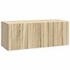 vidaXL Fali TV szekr&eacute;ny 78,5 x 31 x 30 cm Sonoma T&ouml;lgy Szerelt Fa