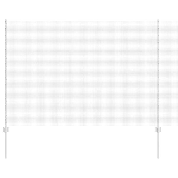 vidaXL Ker&iacute;t&eacute;s oszlopokkal Ez&uuml;st 1,5 x 25 m Ac&eacute;l