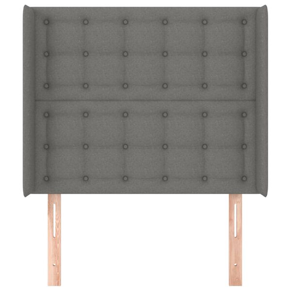 vidaXL s&ouml;t&eacute;tsz&uuml;rke sz&ouml;vet fejt&aacute;mla sz&aacute;rnyakkal 103x16x118/128 cm