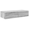 vidaXL Falipolc fi&oacute;kokkal sz&uuml;rke sonoma 80x33x17 cm műszaki fa