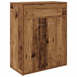 vidaXL antik fa sz&iacute;nű szerelt fa t&aacute;lal&oacute;szekr&eacute;ny 60x30x75 cm