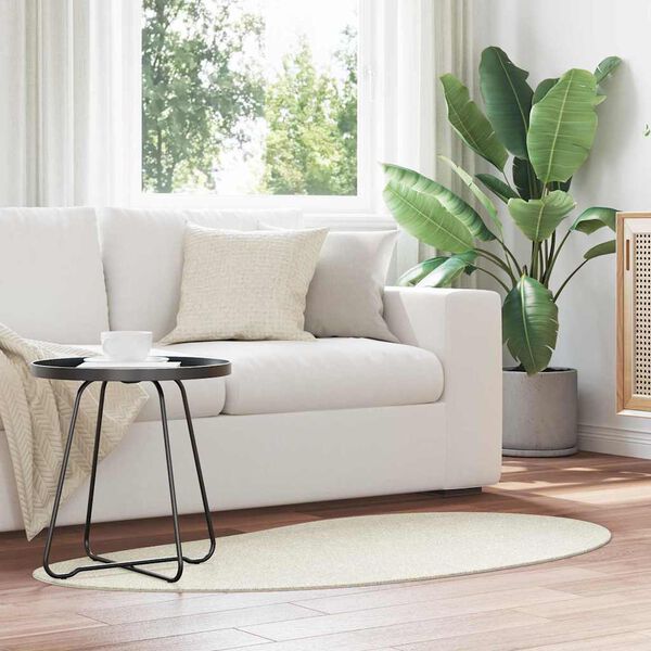 vidaXL Ter&uuml;letszőnyegek HUARTE Kr&eacute;m 80 x 150 cm Poli&eacute;szter