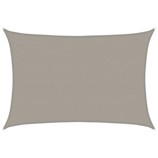 vidaXL vil&aacute;gossz&uuml;rke n&eacute;gysz&ouml;gletű HDPE napvitorla 160 g/m&sup2; 5x6 m