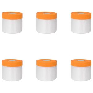 vidaXL Ragaszt&oacute;szalaggal ell&aacute;tott porf&oacute;lia 6 pcs &Aacute;tl&aacute;tsz&oacute; 55 x 3300 cm