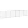 vidaXL horganyzott ac&eacute;l gabion fal fed&eacute;llel 300 x 30 x 100 cm