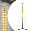 vidaXL meleg feh&eacute;r LED kar&aacute;csonyfa 363 LED 182 cm