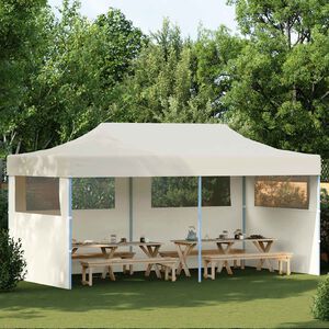 vidaXL kr&eacute;msz&iacute;nű &ouml;sszecsukhat&oacute; pavilon 3 x 6 m