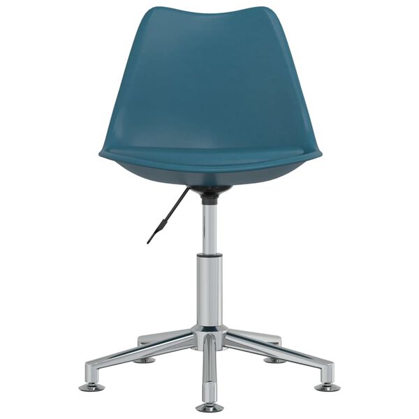 vidaXL t&uuml;rkizk&eacute;k műbőr forg&oacute; &eacute;tkezősz&eacute;k