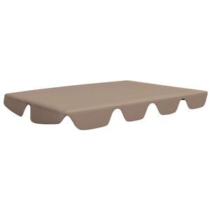 vidaXL t&oacute;psz&iacute;nű csere ponyva kerti hinta&aacute;gyhoz 188/168 x 145/110 cm