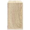 vidaXL 2 db sonoma-t&ouml;lgysz&iacute;nű forg&aacute;cslap fali kockapolc 26x15x26 cm