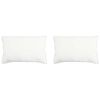 vidaXL P&aacute;rna 2 db 70 x 90 cm Bambusz rost Feh&eacute;r