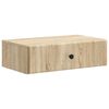 vidaXL Fali oldalt&aacute;bla Sonoma T&ouml;lgy 59 x 34,5 x 17 cm Szerelt Fa