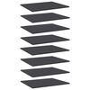 vidaXL 8 db sz&uuml;rke szerelt fa k&ouml;nyvespolc 60 x 50 x 1,5 cm