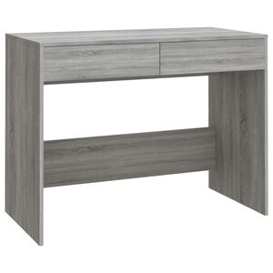 vidaXL sz&uuml;rke sonoma sz&iacute;nű szerelt fa &iacute;r&oacute;asztal 101x50x76,5 cm