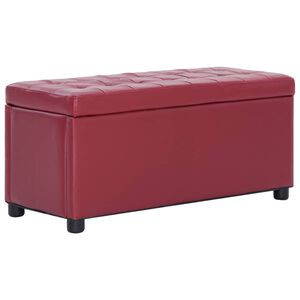vidaXL bord&oacute; műbőr t&aacute;rol&oacute;zs&aacute;moly 87,5 cm