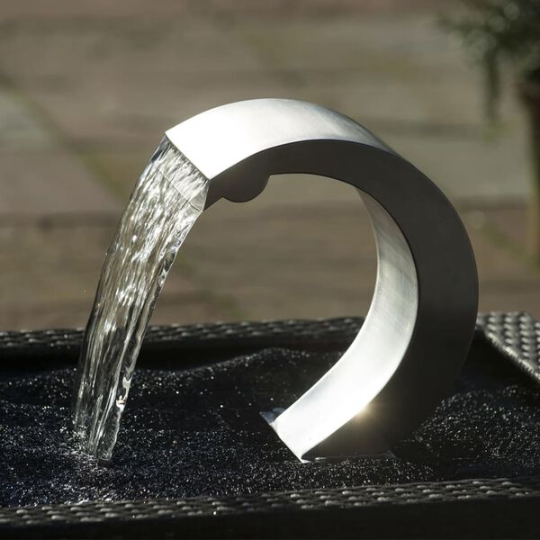 Ubbink Mamba S-LED-es rozsdamentes acél vízesés 7504632