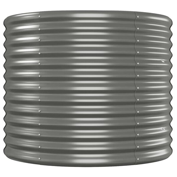 vidaXL sz&uuml;rke porsz&oacute;rt ac&eacute;l kerti magas&aacute;gy&aacute;s 620x80x68 cm