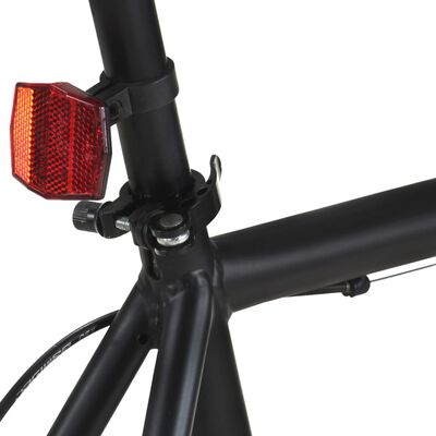 vidaXL fekete fix áttételes kerékpár 700c 51 cm
