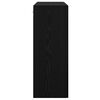 vidaXL Fali Szekr&eacute;ny Fekete t&ouml;lgy 69,5 x 34 x 90 cm Faanyag